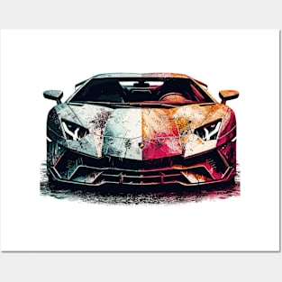 Lamborghini aventador Posters and Art